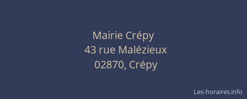 Mairie Crépy