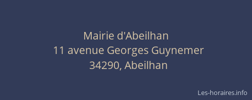Mairie d'Abeilhan