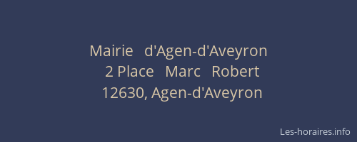 Mairie   d'Agen-d'Aveyron