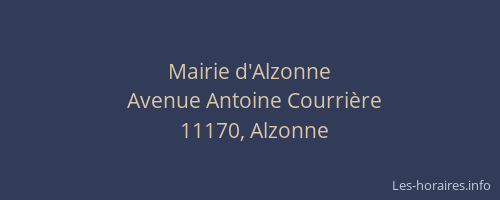 Mairie d'Alzonne