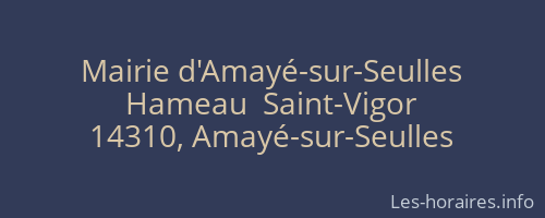 Mairie d'Amayé-sur-Seulles
