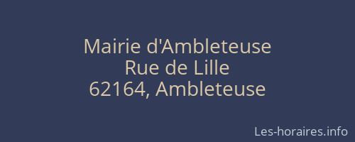 Mairie d'Ambleteuse