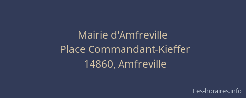 Mairie d'Amfreville