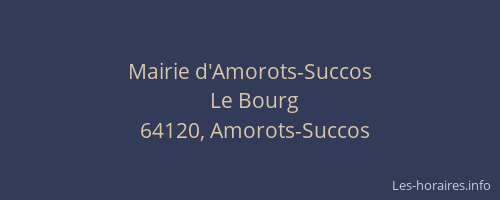 Mairie d'Amorots-Succos