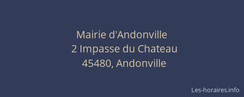 Mairie d'Andonville