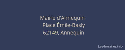 Mairie d'Annequin