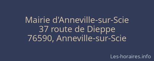Mairie d'Anneville-sur-Scie