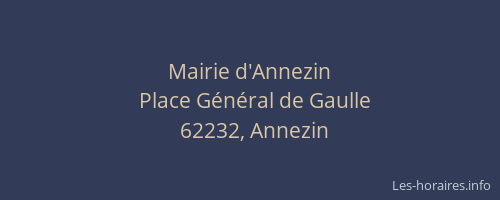 Mairie d'Annezin