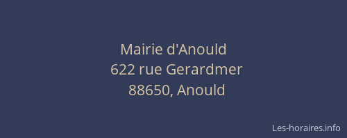 Mairie d'Anould