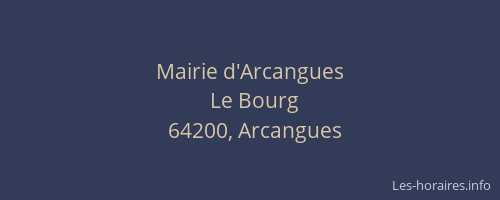 Mairie d'Arcangues