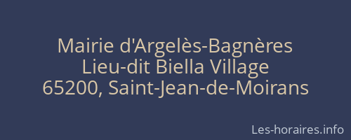 Mairie d'Argelès-Bagnères