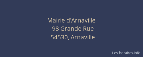 Mairie d'Arnaville
