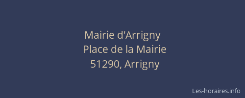 Mairie d'Arrigny