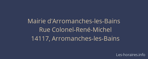 Mairie d'Arromanches-les-Bains