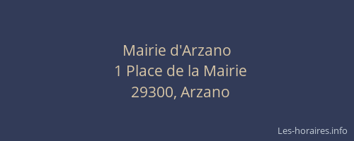 Mairie d'Arzano