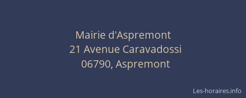 Mairie d'Aspremont