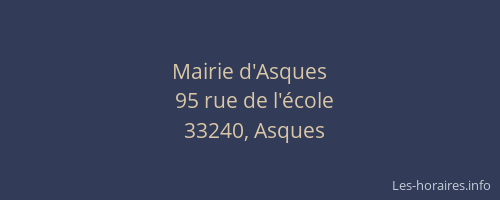 Mairie d'Asques