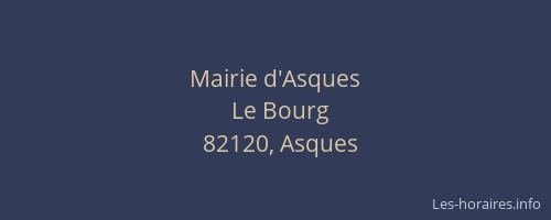 Mairie d'Asques