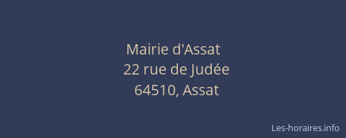 Mairie d'Assat