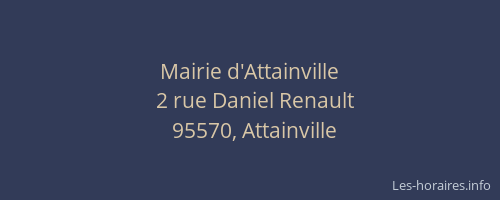 Mairie d'Attainville