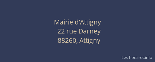 Mairie d'Attigny