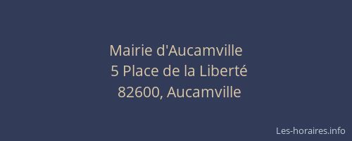 Mairie d'Aucamville