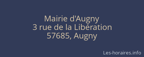 Mairie d'Augny