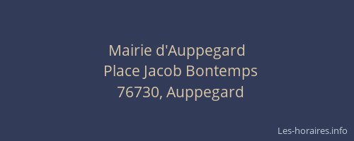 Mairie d'Auppegard