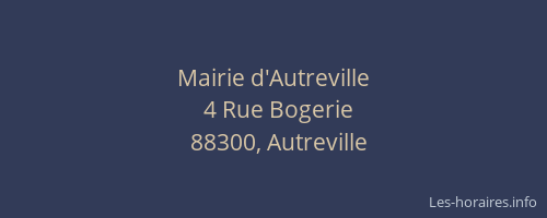 Mairie d'Autreville
