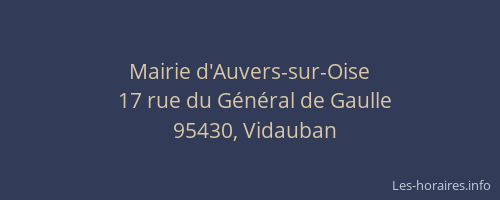 Mairie d'Auvers-sur-Oise