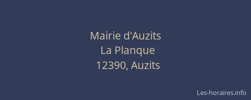 Mairie d'Auzits