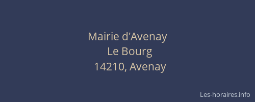 Mairie d'Avenay