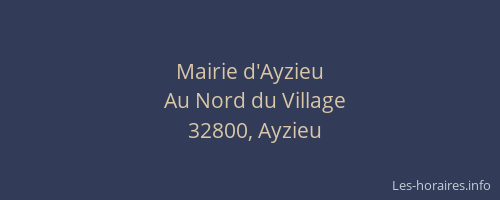 Mairie d'Ayzieu