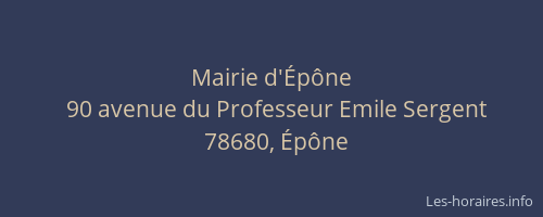 Mairie d'&Eacute;p&ocirc;ne
