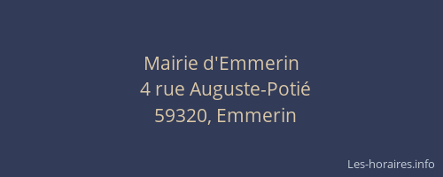 Mairie d'Emmerin