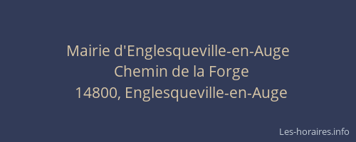 Mairie d'Englesqueville-en-Auge