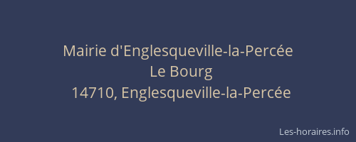 Mairie d'Englesqueville-la-Percée