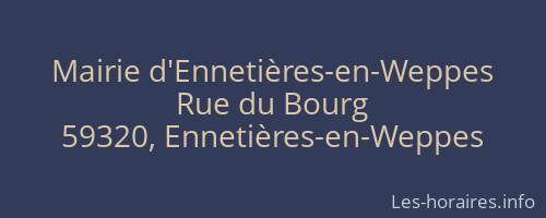 Mairie d'Ennetières-en-Weppes
