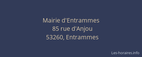 Mairie d'Entrammes