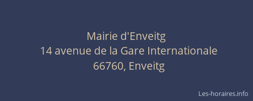 Mairie d'Enveitg