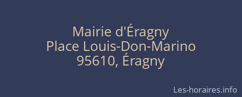 Mairie d'Éragny