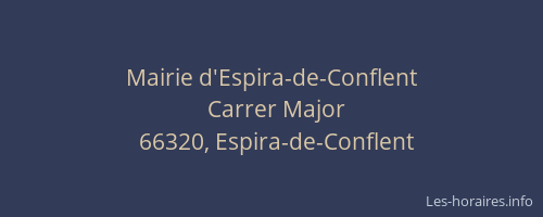 Mairie d'Espira-de-Conflent