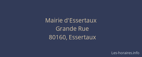 Mairie d'Essertaux