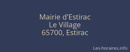 Mairie d'Estirac