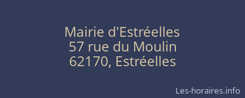 Mairie d'Estréelles