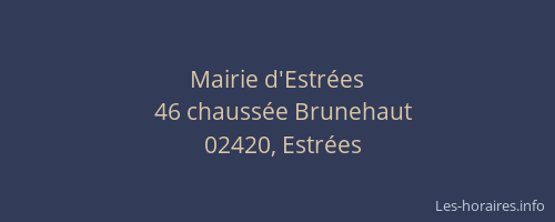 Mairie d'Estrées