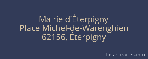 Mairie d'Éterpigny