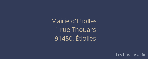 Mairie d'Étiolles