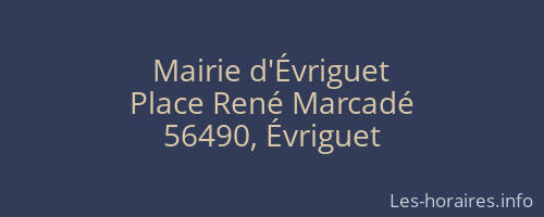 Mairie d'Évriguet