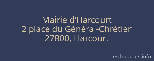 Mairie d'Harcourt